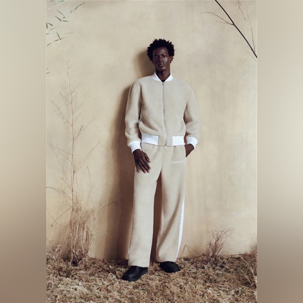 COS X Yeboah Teddy Fleece Cocoon Joggers
